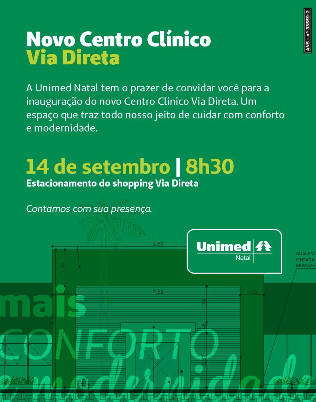 BZNotícias - Unimed reinaugura novo Centro Clínico Via Direta - Portal da  Abelhinha
